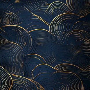 金色波浪底纹