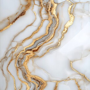 抽象金色线条大理石纹