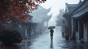 秋雨园林