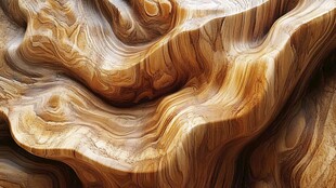 渐变抽象流体装饰画