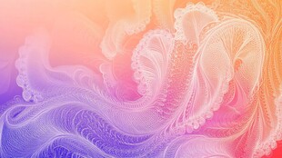 热情粉橙色抽象感背景