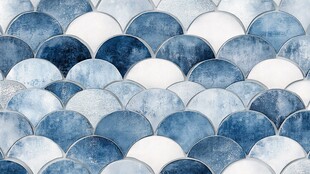 瓷器装饰墙背景