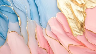 肌理彩色流体背景墙