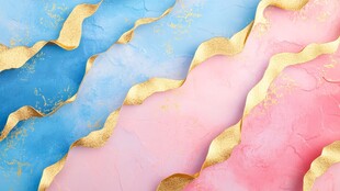 炫彩撞色立体质感背景