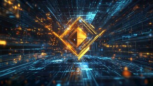 金色无限科技背景