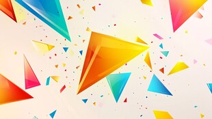 不规则炫彩背景