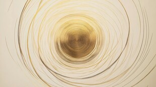 表盘螺旋线金色线条