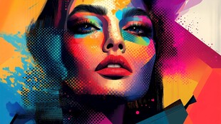 绚丽美体美颜彩妆美妆