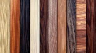 多种颜色木板木材