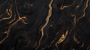 抽象纹理黑金色大理石
