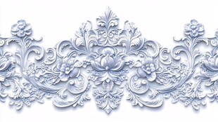 欧式立体浮雕花纹