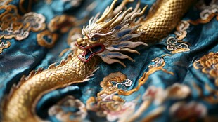 龙袍细节