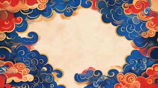 清朝云图高端云纹装饰