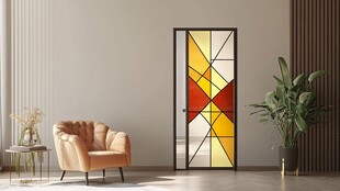 轻奢素雅色块挂画