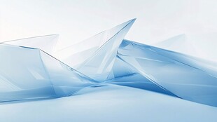 酷炫蓝水晶立体背景