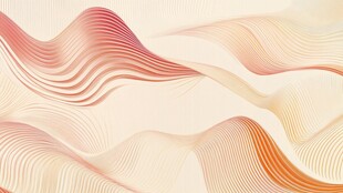 线条渐变曲线波浪