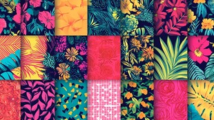 无缝拼接植物壁纸