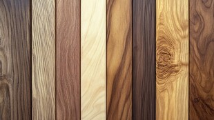 多种颜色木板木材