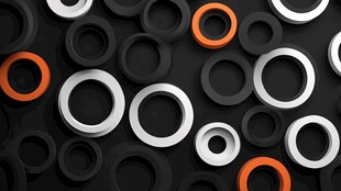 3d立体圈圈背景