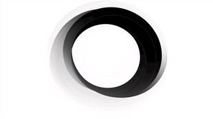 质感圆形交互黑白背景