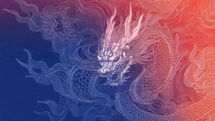 龙包装插画