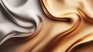 金色抽象流体纹理背景