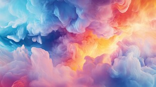 炫彩抽象肌理酸性背景