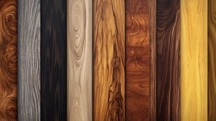 多种颜色木板木材