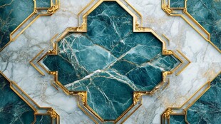 几何大理石背景墙