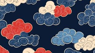 宋代云图高端云纹装饰