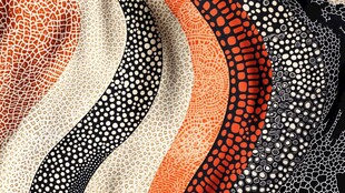 3d抽象连续凹凸肌理