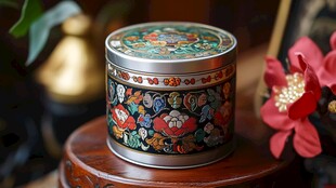 掐丝珐琅酥油茶罐