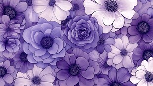 炫彩花朵壁纸