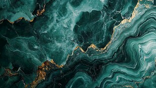 高清绿蓝大理石纹石材