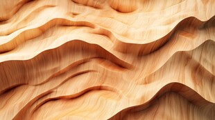 超质感山水线条背景