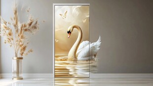 轻奢木门场景效果