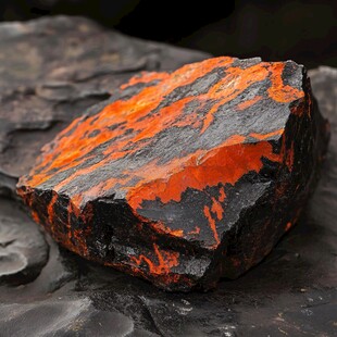 火焰色岩石