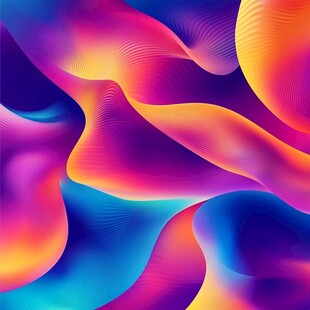 彩色炫彩潮流抽象渐变