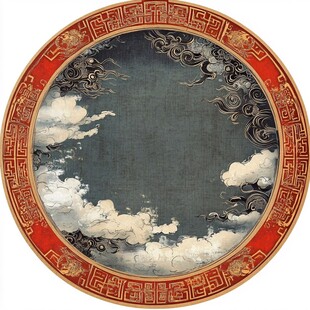 清朝云图高端云纹装饰