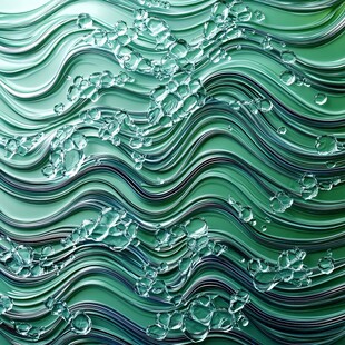 流动液滴状艺术背景