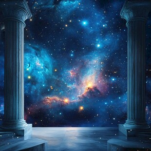 宇宙银河系背景墙