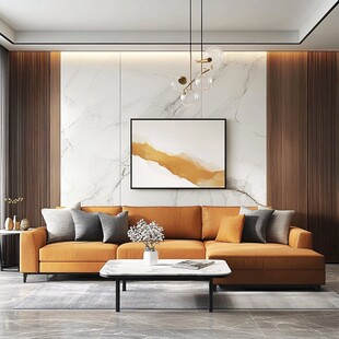 岩板客厅场景素材