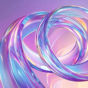流光意境彩色渲染图案