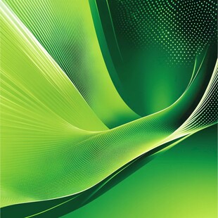 绿色动感背景线条