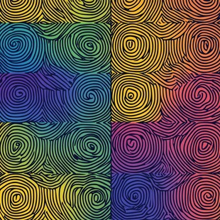 彩色渐变防伪底纹