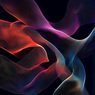 绚丽渐变线条底纹