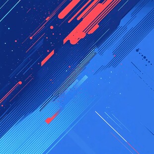 红蓝渐变科技