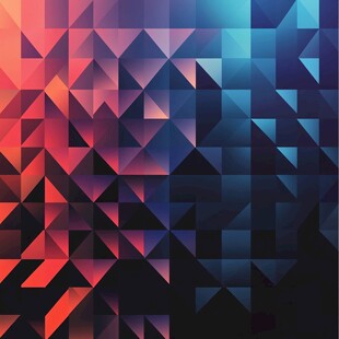 炫彩多边形底纹