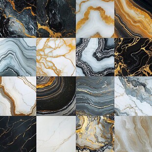 ins风格黄色大理石