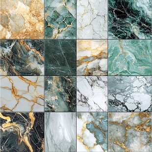 金色网格线条大理石纹